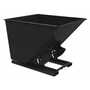 Vestil D-200-MD-NB-BLK-SG No Bump MD Hopper 2CbYd SG Black