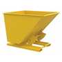Vestil D-200-MD-NB-YEL No Bump MD Hopper 2CbYd Yellow