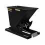 Vestil D-25-HD-BLK-SG HD Hopper .25 CbYd SG Black