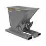 Vestil D-25-HD-GY-SG HD Hopper .25 CbYd Battleship Gray