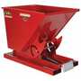 Vestil D-25-HD-SR HD Hopper .25 CbYd Soda Red