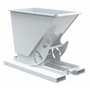 Vestil No Bump LD Hopper .25CbYd White