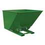 Vestil No Bump HD Hopper 2.5CbYd Green