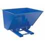 Vestil No Bump LD Hopper 2.5CbYd Blue