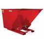 Vestil D-250-LD-SR LD Hopper 2.5 CbYd Soda Red