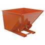 Vestil No Bump MD Hopper 2.5CbYd Orange