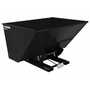 Vestil D-300-LD-BLK-SG LD Hopper 3 CbYd SG Black