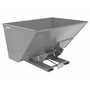 Vestil D-300-LD-GY-MG LD Hopper 3 CbYd Machine Gray