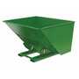Vestil No Bump LD Hopper 3CbYd Green