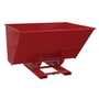 Vestil D-300-LD-NB-SR No Bump LD Hopper 3CbYd Red