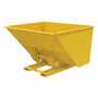 Vestil D-300-LD-NB-YEL No Bump LD Hopper 3CbYd Yellow