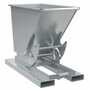 Vestil No Bump LD Hopper .33CbYd Silver