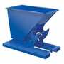 Vestil No Bump MD Hopper .33CbYd Blue