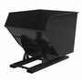 Vestil D-350-HD-NB-BLK-SG No Bump HD Hopper 3.5CbYd SG Black