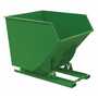 Vestil No Bump HD Hopper 3.5CbYd Green