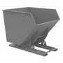 Vestil No Bump HD Hopper 3.5CbYd BS Gray