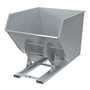 Vestil No Bump HD Hopper 3.5CbYd Silver