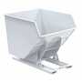 Vestil D-350-HD-NB-WHT No Bump HD Hopper 3.5CbYd White