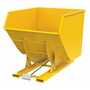 Vestil D-350-HD-YEL HD Hopper 3.5 CbYd Yellow