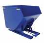 Vestil D-350-HD HD Hopper 3.5 CbYd Blue