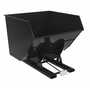 Vestil D-400-HD-BLK-SG HD Hopper 4 CbYd SG Black