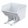 Vestil D-400-HD-NB-WHT No Bump HD Hopper 4CbYd White