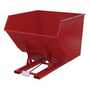 Vestil D-400-HD-SR HD Hopper 4 CbYd Soda Red