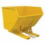 Vestil D-400-HD-YEL HD Hopper 4 CbYd Yellow