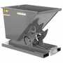 Vestil HD Hopper .5 CbYd Battleship Gray