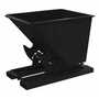 Vestil No Bump HD Hopper .5CbYd SG Black