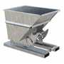 Vestil No Bump HD Hopper .5CbYd Galvanized