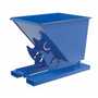 Vestil No Bump HD Hopper .5CbYd Blue