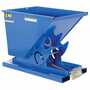 Vestil D-50-HD HD Hopper .5 CbYd Blue