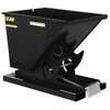 Vestil D-50-LD-BLK-SG LD Hopper .5 CbYd SG Black