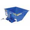 Vestil Self Dumping Hopper .5 Cubic Yards 2,000 lb. Capacity Blue