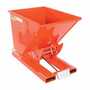 Vestil LD Hopper .5 CbYd Orange