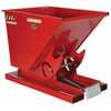 Vestil D-50-LD-SR LD Hopper .5 CbYd Soda Red