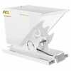 Vestil D-50-LD-WHT LD Hopper .5 CbYd White