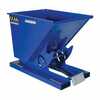 Vestil D-50-LD LD Hopper .5 CbYd Blue