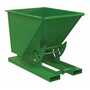 Vestil No Bump MD Hopper .5CbYd Green