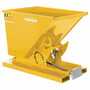 Vestil D-50-MD-YEL MD Hopper .5 CbYd Yellow