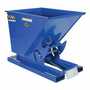 Vestil D-50-MD MD Hopper .5 CbYd Blue
