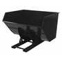 Vestil D-500-HD-NB-BLK-SG No Bump HD Hopper 5CbYd SG Black