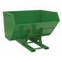 Vestil No Bump HD Hopper 5CbYd Green