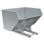 Vestil No Bump HD Hopper 5CbYd Silver