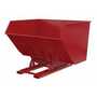 Vestil D-500-HD-NB-SR No Bump HD Hopper 5CbYd Red