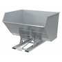 Vestil HD Hopper 5 CbYd Silver