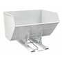 Vestil D-500-HD-WHT HD Hopper 5 CbYd White