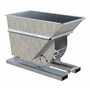 Vestil No Bump HD Hopper .75CbYd Galv