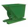 Vestil No Bump HD Hopper .75CbYd Green